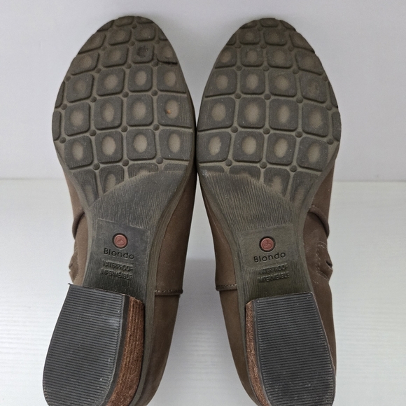 Blondo Womens Brown Waterproof Short ankle boots 7.5 - Picture 7 of 7